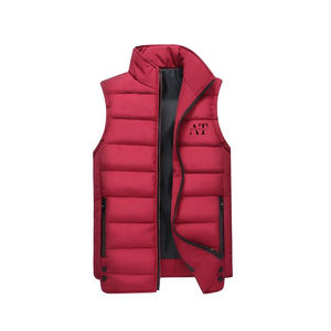 Chaleco acolchado informal de invierno de alta calidad para hombre, transpirable tela de poliéster, botón con cremallera frontal, decoración, venta al por mayor, Pakistán - Product Image 4