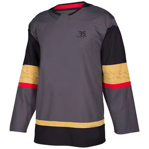 Maillot de hockey sur glace à col rond durable, idéal pour les matchs compétitifs et l'entraînement, maillot de hockey sur glace moderne à col rond - Product Image 1