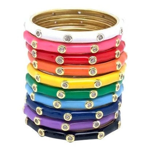 Venta al por mayor personalizable resina equilibrio Pulseras de Moda de lujo joyería pulseras para hombres mujeres niñas brazaletes de tamaño personalizado - Product Image 4