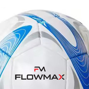 Flowmax ลูกฟุตบอล5กาตาร์ทำจากหนัง PU วัสดุฟุตบอลสวมใส่ยากและเย็บสำหรับกีฬากลางแจ้งในร่มขนาดผู้ใหญ่ - Product Image 6