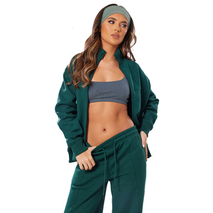 Survêtements de sport personnalisés pour femmes Survêtement Hiver Coton Oem Formation personnalisée Logo Style Ensembles Sportswear Femmes Survêtement - Product Image 4