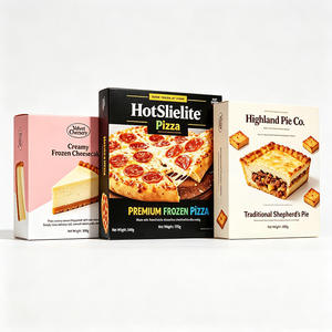 Caja de embalaje de alimentos de papel de lasaña de queso y macarrones congelados para pizza refrigerada sostenible biodegradable para lasaña de <span class=keywords><strong>pollo</strong></span> <span class=keywords><strong>Alfredo</strong></span> - Product Image 1