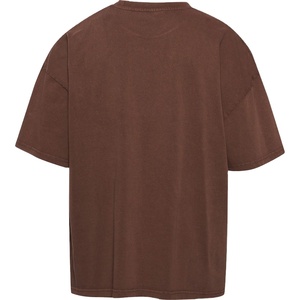 เสื้อยืดโอเวอร์ไซส์สำหรับผู้ชายทรงหลวมเปิดไหล่ปล่อยเข้ารูปผ้าฝ้ายดีไซน์ใหม่ออกแบบได้ตามต้องการ - Product Image 6