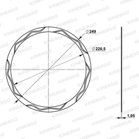 Doublure de friction GM02LV5 pour General Motors 9T50 V5 (Vipex)