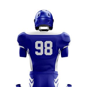 Uniforme de Fútbol Americano Personalizado de Alta Calidad OEM, Conjunto de Pantalones y Jersey de Manga Corta de Secado Rápido, Unisex para Adultos, Uso Deportivo - Product Image 6