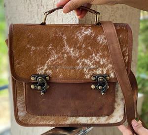 حقائب يدوية جديدة مصنوعة من جلد الماشية الحقيقي للنساء حقائب كاجوال أنيقة من الجلد الغربي عالية الجودة حقائب كروس مصنوعة من الجلد - Product Image 2