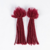 Vente en gros 100% Cheveux Humains Hommes Femmes Entièrement Fait à la Main Afro Teint Blanchi Permanent Naturel Noir Dreadlock Extensions
