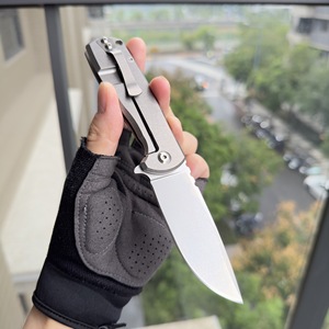 Crea tu cuchillo plegable de titanio personalizado en fabricación de cuchillos de Bajo MOQ - Product Image 4