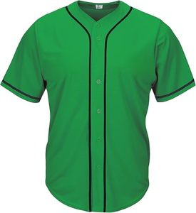 Jersey de béisbol de malla de botón completo para hombre personalizado con nombre de equipo y números ropa de softball - Product Image 4