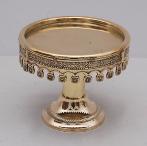 Soporte Redondo de Aluminio de Una Sola Capa para Cupcakes, Soporte para Pasteles, Bandeja para Servir, Venta Caliente - Product Image 6