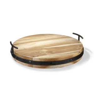 Vajilla de Venta caliente Bandeja de servicio de madera Artículos para el hogar Bandeja de servicio decorativa de Navidad para uso en utensilios de cocina a precio mayorista - Product Image 4