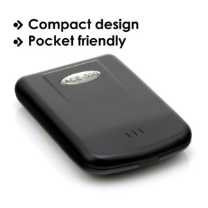 Báscula Digital Portátil ACE con Pantalla LCD Retroiluminada, Funciona con Batería, Báscula para Teléfono Móvil DS 500, Precisión de 10 mg, Capacidad de 500 g - Product Image 6