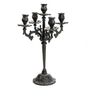 Candelabros de metal más exigentes Candelabros de 5 brazos Linternas Soportes de velas Candelabros niquelados pulidos a un precio asequible - Product Image 5