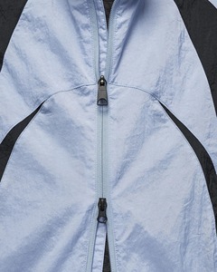 Survêtement de haute qualité nouvelle veste souple unie ensembles fermeture éclair séchage rapide blanc coupe-vent survêtements hommes - Product Image 3