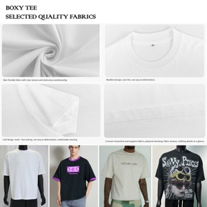 Camiseta Oversize con Estampado Gráfico, Transpirable, de Algodón Grueso de Alta Calidad, Estilo Urbano, Holgada - Product Image 6