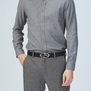 Style 100% Ceintures en cuir véritable Boucle simple 2023 Design Ceinture décontractée de haute qualité pour hommes Jeans - Product Image 5