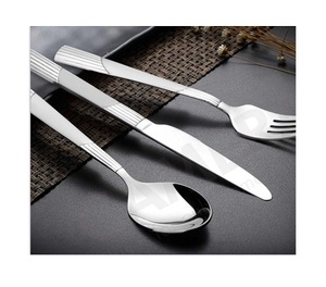 New Decorative <b>Kitchen</b> <b>Utensil</b> Cutlery Set Best Quality Stainless Steel Cutlery Set Restaurant Household Flatware Cutlery Set - Product Image 3