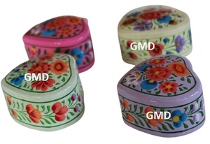 Kashmiri <b>Paper</b> Mache Mini Home Decor <b>Storage</b> <b>Box</b> Elegant Tiny Home Decor <b>Box</b> for <b>Storage</b> Purpose - Product Image 6