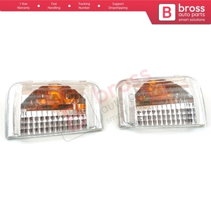 BSP909 2 Piezas Lámpara Indicadora de Espejo Retrovisor Lateral Lente NARANJA R+L 71748253 71748252 para MK3 - Product Image 2