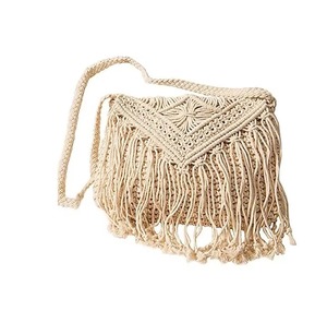 Sacs pochette en toile de jute de bonne qualité Conception supérieure Taille personnalisée Sac fourre-tout en toile de haute qualité fait à la main Forme demi-ronde Taille personnalisée - Product Image 6