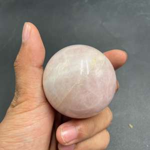 Esfera de Cuarzo Rosa Natural, Bola de Piedra Sólida Pulida para Decoración del Hogar, Colección de Cristales y Recuerdo, 3–5 cm - Product Image 6