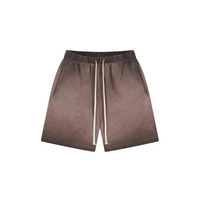Streetwear Vêtements de sport Vêtements de sport Logo personnalisé 100% coton Terry Shorts taille élastique Hommes Fitness Gym Shorts