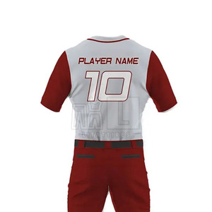 Nouvelles tenues de baseball personnalisées en couleur, 100% polyester, respirantes, légères, anti-humidité, ajustement confortable, unisexe - Product Image 6