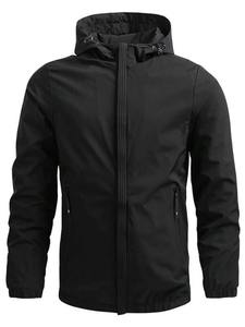 Chaqueta Cortavientos Ligera para Hombre, Ropa de Invierno Resistente al Agua - Product Image 3