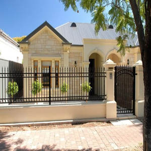 Valla de privacidad para exteriores hecha en Vietnam con postes de metal y valla decorativa de hierro forjado de fabricación vietnamita - Product Image 5