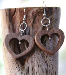 Pendientes de serpiente de madera ecológicos naturales de Nueva moda para mujer Boho Charka Imperial Jasper Stud pendientes colgantes joyería Dropship - Product Image 6