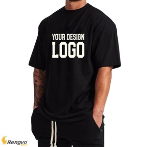 เสื้อยืดผ้าฝ้ายโอเวอร์ไซส์สำหรับผู้ชายขนาดใหญ่พิเศษผ้า100% อย่างเป็นทางการแบบสั่งทำ - Product Image 1