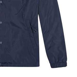 High Quality Two Tone Coaching Jacket For Adults <b>Boys</b> Water Resistant Plus Size Loose Light Weight Buttons <b>Up</b> Breathable Jackets - Product Image 3