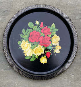 Plateau rond à dessert en bois massif et fer Dernière conception Ustensiles de cuisine de grande taille Parfait pour les événements de mariage Plateau de qualité supérieure - Product Image 3
