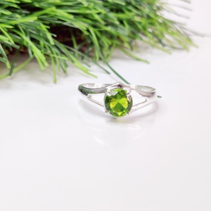 แหวนปาร์ตี้ทำจากเงินน้ำหนักเบา3.2กรัมแหวนพลอยครบรอบแต่งงาน - Product Image 1