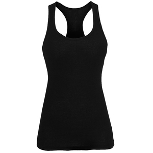 Casual Woman Tanktop 2025 OEM Custom Drop Armhole Girls Tanktop Gym Wear Fitness Muscle Vest Plain Red and Black Croptop - Product Image 4