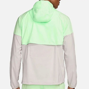 Chaqueta Impermeable con Capucha y Cremallera 2026 con Logotipo Personalizado para Hombre, Cortavientos para Exteriores, MOQ Bajo, Chaquetas Impermeables de Tela al por Mayor en Venta - Product Image 3