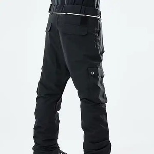 Pantalons de ski d'hiver imperméables pour hommes Sports d'extérieur Snowboard Pantalons de ski de neige de haute qualité avec impression de logo personnalisé à vendre - Product Image 3