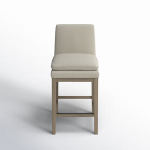 Taburetes de Bar de madera maciza de lujo, sillas altas modernas ligeras, taburete de Bar, muebles para cafetería y restaurante - Product Image 5