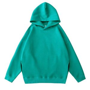 เสื้อมีฮู้ดผู้หญิงโอเวอร์ไซส์ผ้าฟลีซแบบสวมหัวเสื้อฮู้ดโอเวอร์ไซส์ผ้าคอตตอนใส่เล่นกีฬาสีบล็อกปักตามสั่งแนวสตรีท - Product Image 2