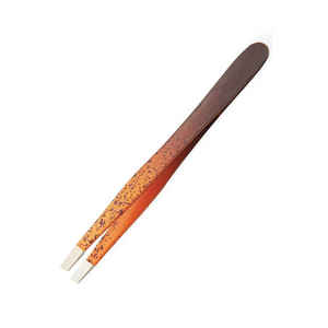 Pinzas para cejas de alta calidad, pinzas para cejas de acero inoxidable con logotipo personalizado - Product Image 1