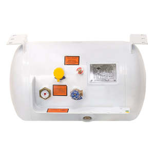 Bouteille de gaz ASME Flame King YSN203 de 20,3 gallons avec supports de montage LG - Product Image 1