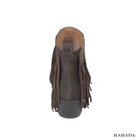 Bottes de cow-boy occidentales en cuir de vachette faites à la main pour femmes semelle intérieure en PVC de style d'été en cuir véritable fabriquée en Inde