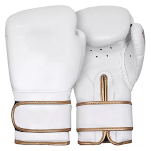 Prix d'usine Gants de boxe professionnels en cuir bleu personnalisés Matériau de poids personnalisé Gants de boxe professionnels en dentelle - Product Image 4
