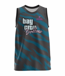 Maillot de basketball respirant et antibactérien Operal, haute qualité, 100 % polyester, imprimé par transfert thermique, ensemble uniforme premium unisexe - Product Image 5