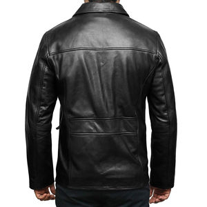 Chaqueta de Cuero de Invierno para Hombre de Alta Calidad con Cuello Alto, Mangas Largas, Impermeable, Transpirable y Personalizable, Top Ventas - Product Image 6