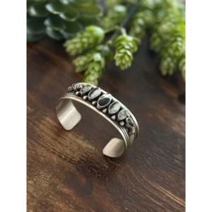 แรนดี้ บอยด์ ไวท์ บัฟฟาโลและกำไลข้อมือแฟชั่นเงินสเตอร์ลิง - Product Image 3