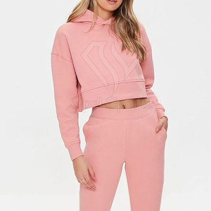 Vente en gros de sweats à capuche de haute qualité pour femmes 100% coton Design Streetwear élégant avec col à capuche avec logo avant pour l'hiver - Product Image 3