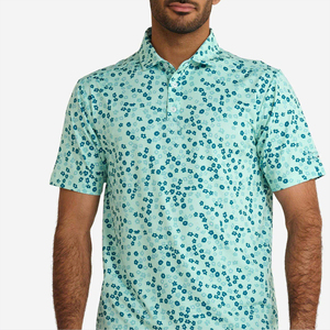 Polo de golf confortable et durable pour hommes, respirant, design personnalisé pour les séances d'entraînement quotidiennes, imprimé, idéal pour la pratique à bas prix - Product Image 4