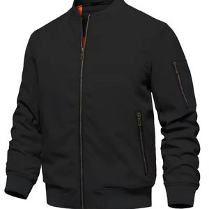 แจ็คเก็ตสไตล์ใหม่สำหรับผู้ชาย แจ็คเก็ตบอมเบอร์กันลมระบายอากาศได้ดีสำหรับฤดูหนาว แจ็คเก็ตกันน้ำสำหรับกิจกรรมกลางแจ้งสำหรับผู้ชาย - Product Image 4