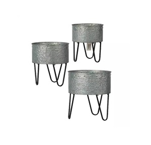 Hotel restaurante jardín decoración hierro Metal maceta nuevo diseño hecho a mano hogar y jardín maceta de la India - Product Image 5